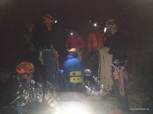 Отчет о курсе "Сценарии" (Альпинизм, спасательные работы, веденин, обучение, mountschool.ru)