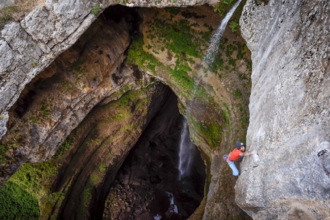 Дэвид Лама открывает самый сложный скалолазный маршрут в Ливане: "Avaatara" 9а (Скалолазание, скалолазание, новый маршрут, 9a, david lama)