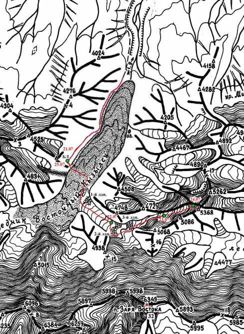 Как мы акклиматизировались перед Курумды. Пик Губаева (5368). (Альпинизм, горы азии, турклуб маи)