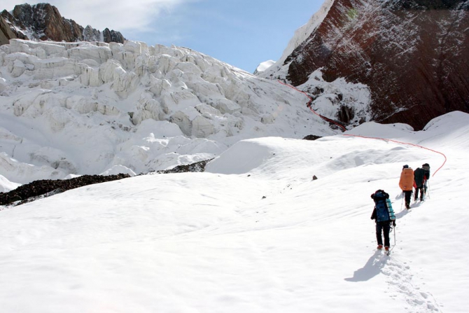 Как мы акклиматизировались перед Курумды. Пик Губаева (5368). (Альпинизм, горы азии, турклуб маи)