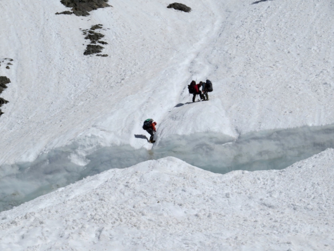 Кавказ-2014. Горная 6-ка. Часть 1. (Горный туризм, кавказ безенги поход горная 6-ка 2014 моренко)