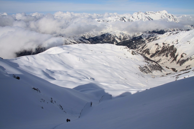 Ски-тур в Абхазии (ски-тур беккантри фрирайд Ауатхара Аджара Абхазия Лыжный поход)