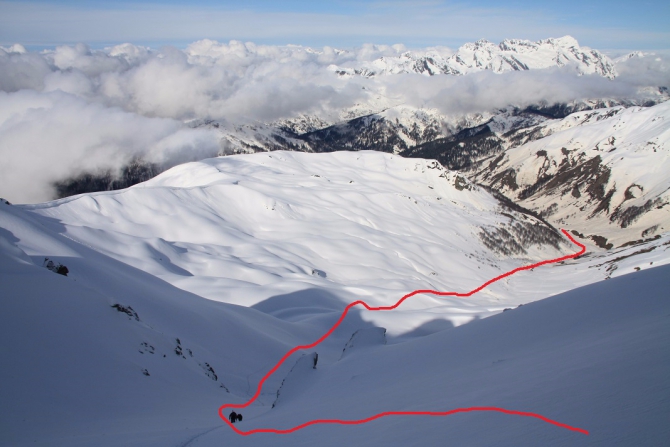 Ски-тур в Абхазии (ски-тур беккантри фрирайд Ауатхара Аджара Абхазия Лыжный поход)