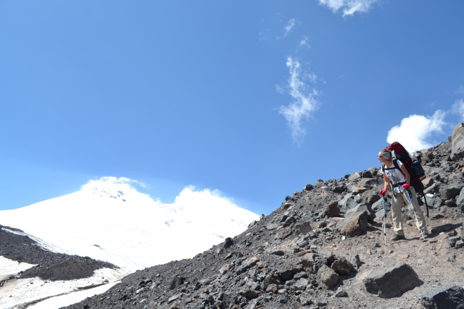 Эльбрус с поляны Эммануэля (2015, Альпинизм)