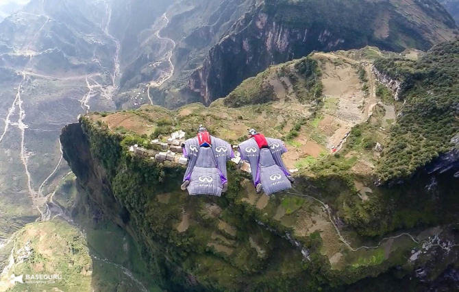 Wings for Love - Baseguru team video round 2 (adidasoutdoor, terrex, julbo, excam, basejumping, wingsuit)