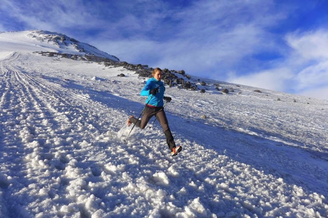 Рекорды Эльбруса: Анна Фигура - девушка-ракета (Альпинизм, elbrus race, нпф баск, скайраннинг, ски-альпинизм, забег)