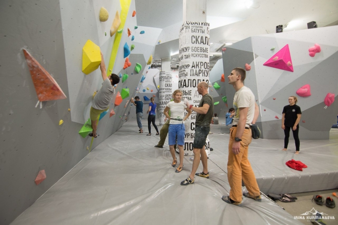 Открытие спортцентра Игелс после ремонта (Скалолазание, скалолазание, паркур, батуты, акробатика, альпинизм)