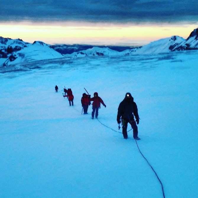 Казбек - 2015. Морозно. (Альпинизм)