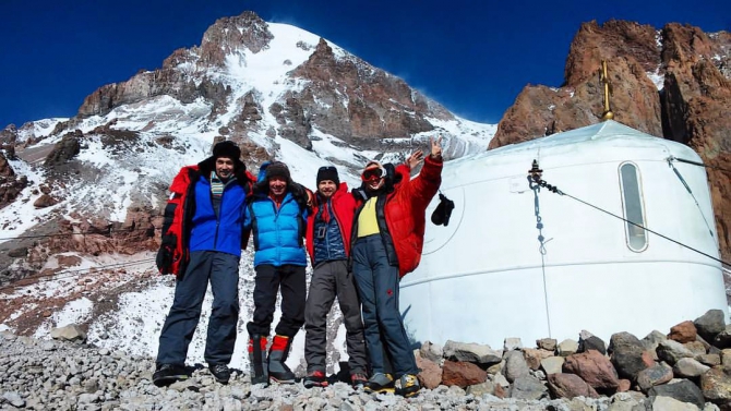 Казбек - 2015. Морозно. (Альпинизм)