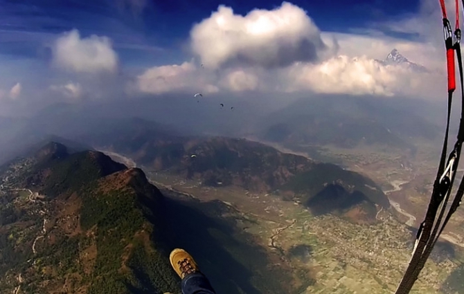 Гималаи Flying Log. Часть1. Покхара. (Воздух, парапланы, непал, путешествие в непал, полеты, горы летом)