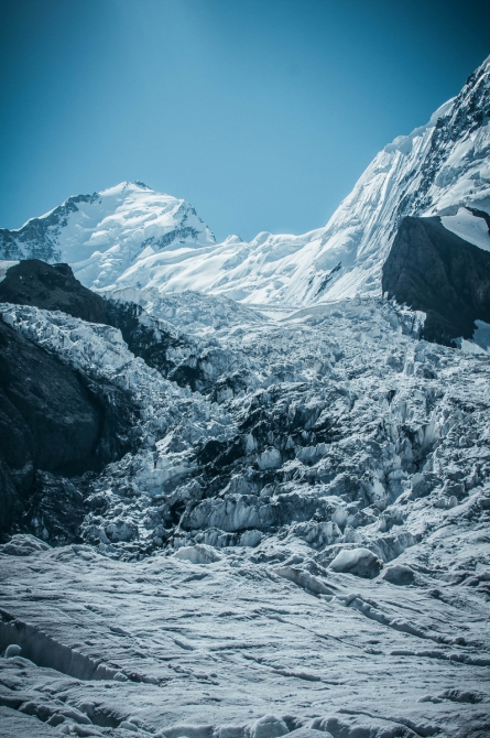 Фотоочерк о горном походе 6 к.с. на Памир. Часть вторая. Ледник с ироничным названием "Бивачный" (Горный туризм, горный туризм, гармо, турклуб глобус, 6.к.с, горный поход)