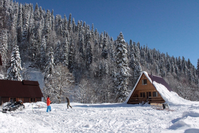 Ски-тур в Абхазии - сезон открыли (Ски-тур скитур беккантри Абхазия Аджара Ауатхара Анчхо)