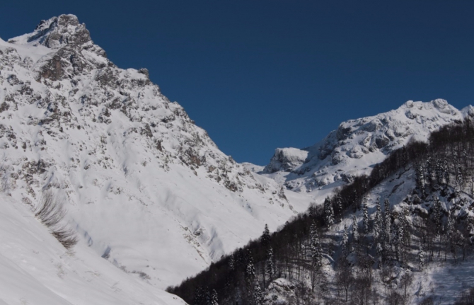 Ски-тур в Абхазии - сезон открыли (Ски-тур скитур беккантри Абхазия Аджара Ауатхара Анчхо)