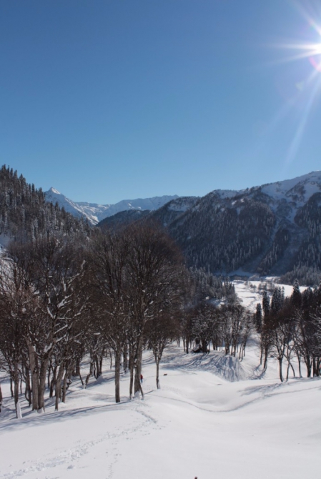 Ски-тур в Абхазии - сезон открыли (Ски-тур скитур беккантри Абхазия Аджара Ауатхара Анчхо)