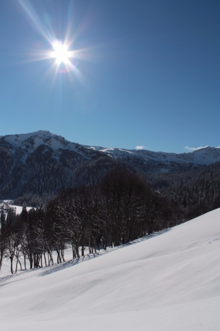 Ски-тур в Абхазии - сезон открыли (Ски-тур скитур беккантри Абхазия Аджара Ауатхара Анчхо)