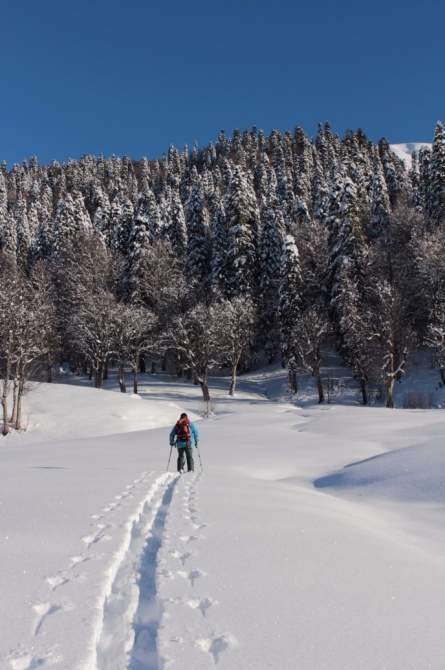 Ски-тур в Абхазии - сезон открыли (Ски-тур скитур беккантри Абхазия Аджара Ауатхара Анчхо)