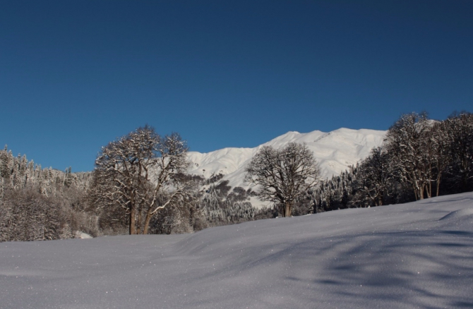 Ски-тур в Абхазии - сезон открыли (Ски-тур скитур беккантри Абхазия Аджара Ауатхара Анчхо)