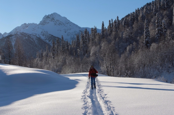 Ски-тур в Абхазии - сезон открыли (Ски-тур скитур беккантри Абхазия Аджара Ауатхара Анчхо)