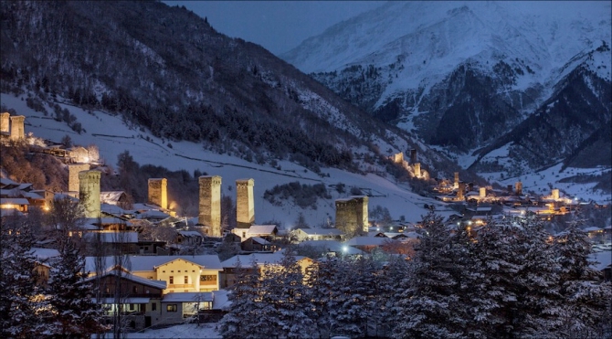 Моя снежная Грузия. Часть 2. Горные лыжи в Сванетии (Горные лыжи/Сноуборд, местия, хацвали, тетнульди, сванетия, Ушгули, вероника сорокина)