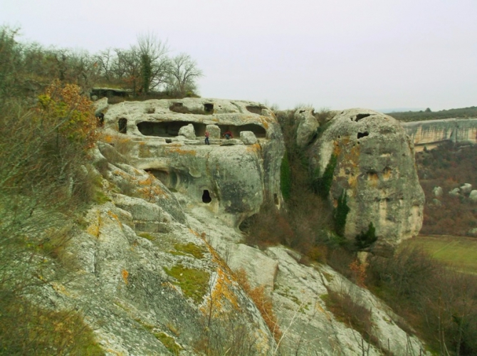 Активисты прибрали пещерный город (Туризм, эски-кермен, шабанов, мусор, уборка)