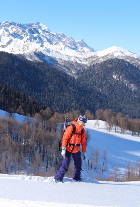 Ски-тур на сплидборде (Абхазия Анчхо Пыв Ауатхара Аджара)