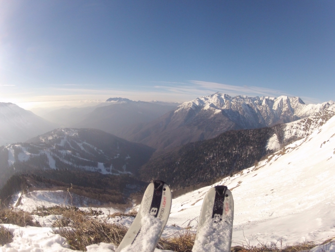 Ски-тур в Красной поляне: как это было (красная поляна, альпиндустрия, виктор афанасьев, сергей ковалев, горная школа)