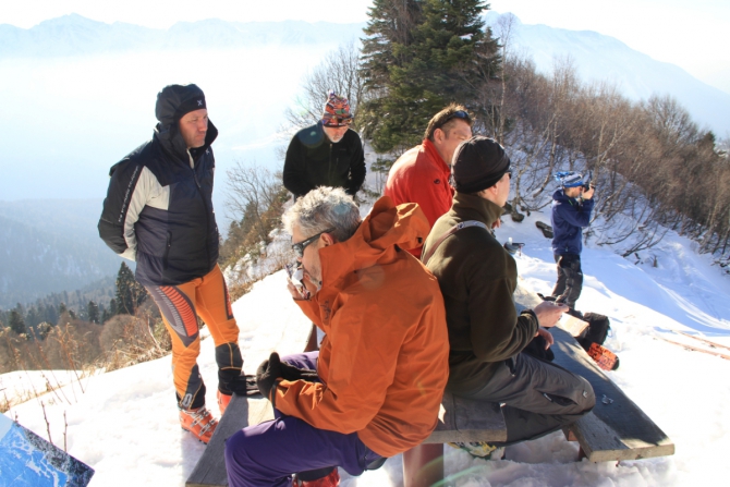 Ски-тур в Красной поляне: как это было (красная поляна, альпиндустрия, виктор афанасьев, сергей ковалев, горная школа)