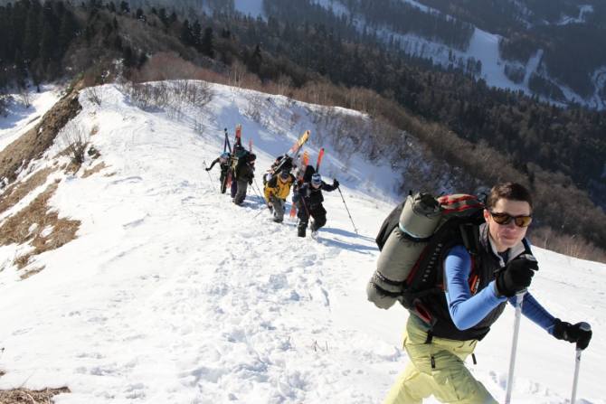 Ски-тур в Красной поляне: как это было (красная поляна, альпиндустрия, виктор афанасьев, сергей ковалев, горная школа)