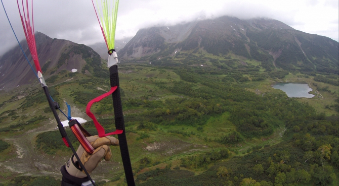 Первый BASE-прыжок со спидглайдера! (Воздух, камчатка, спидфлаинг, kamchatka speedflying team)
