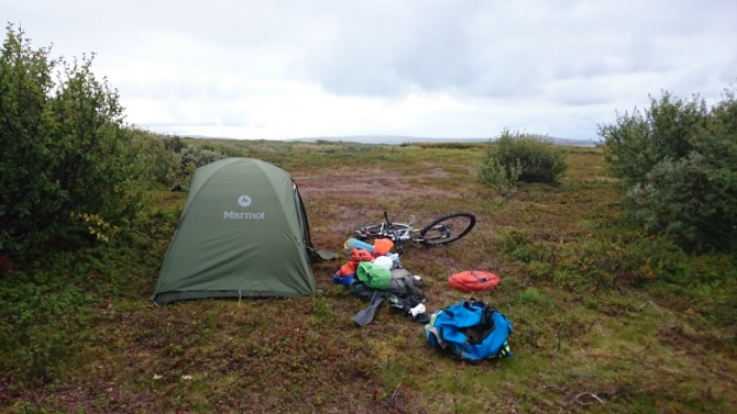 Одиночный поход на Рыбачий летом 2015 (Вело)