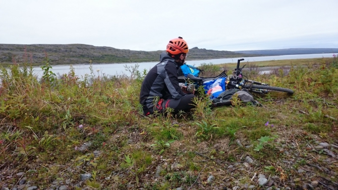 Одиночный поход на Рыбачий летом 2015 (Вело)