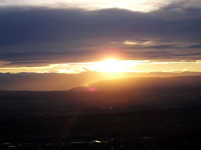 Динамика одного заката.