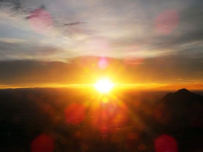 Динамика одного заката.