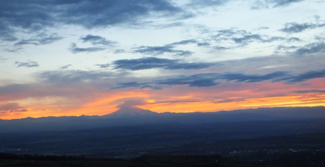 Динамика одного заката.