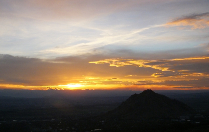 Динамика одного заката.