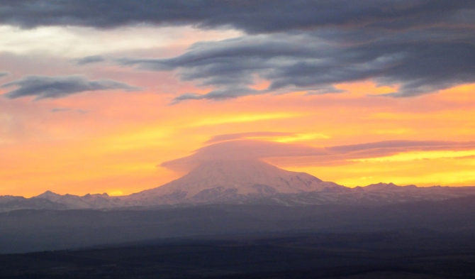 Динамика одного заката.