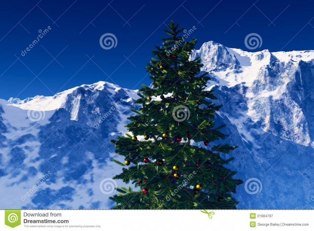 Новогодняя песенка (горы, новый год)