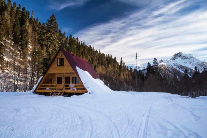 Разведка ски-тур маршрутов в Абхазии (Горные лыжи/Сноуборд, абхазия, база Аджара, бэккантри, ски-тур в Абхазии, фрирайд, чекулаева, Заводский)