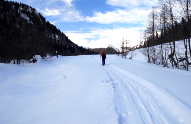 Разведка ски-тур маршрутов в Абхазии (Горные лыжи/Сноуборд, абхазия, база Аджара, бэккантри, ски-тур в Абхазии, фрирайд, чекулаева, Заводский)