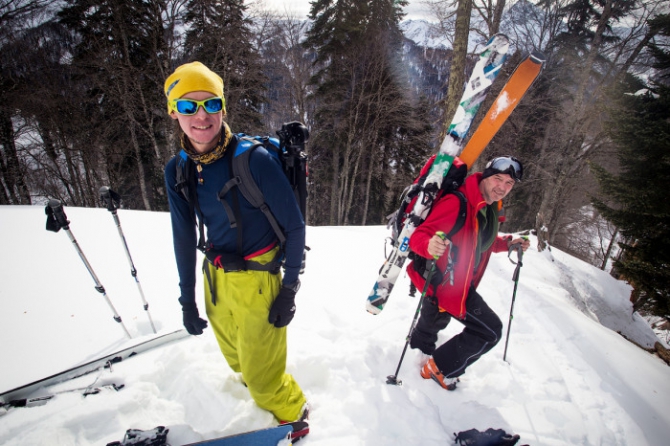 Разведка ски-тур маршрутов в Абхазии (Горные лыжи/Сноуборд, абхазия, база Аджара, бэккантри, ски-тур в Абхазии, фрирайд, чекулаева, Заводский)