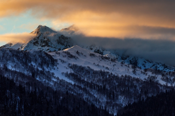 Разведка ски-тур маршрутов в Абхазии (Горные лыжи/Сноуборд, абхазия, база Аджара, бэккантри, ски-тур в Абхазии, фрирайд, чекулаева, Заводский)