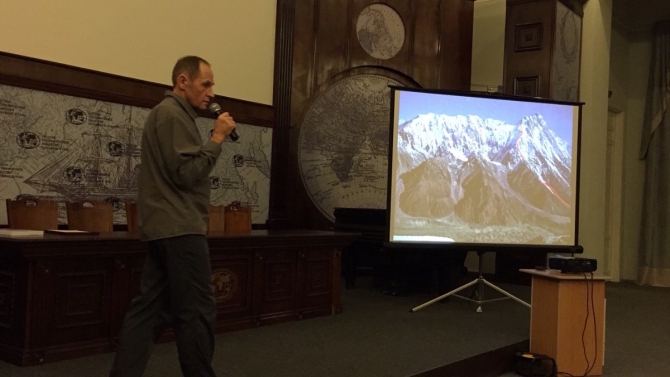 Выступление Николая Тотмянина о зимнем Нанго-Парбате. (Альпинизм)