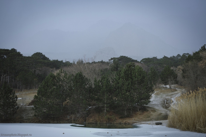 Зимняя Гиперборея. Фото + пара слов (Альпинизм, шаан-кая, крым, krukonogi.com)