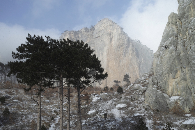 Зимняя Гиперборея. Фото + пара слов (Альпинизм, шаан-кая, крым, krukonogi.com)