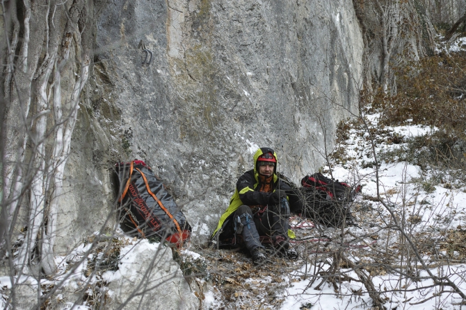 Зимняя Гиперборея. Фото + пара слов (Альпинизм, шаан-кая, крым, krukonogi.com)