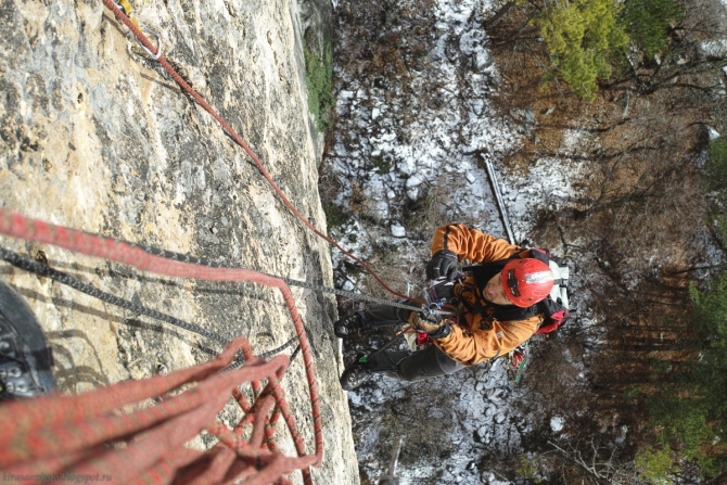 Зимняя Гиперборея. Фото + пара слов (Альпинизм, шаан-кая, крым, krukonogi.com)