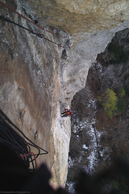 Зимняя Гиперборея. Фото + пара слов (Альпинизм, шаан-кая, крым, krukonogi.com)