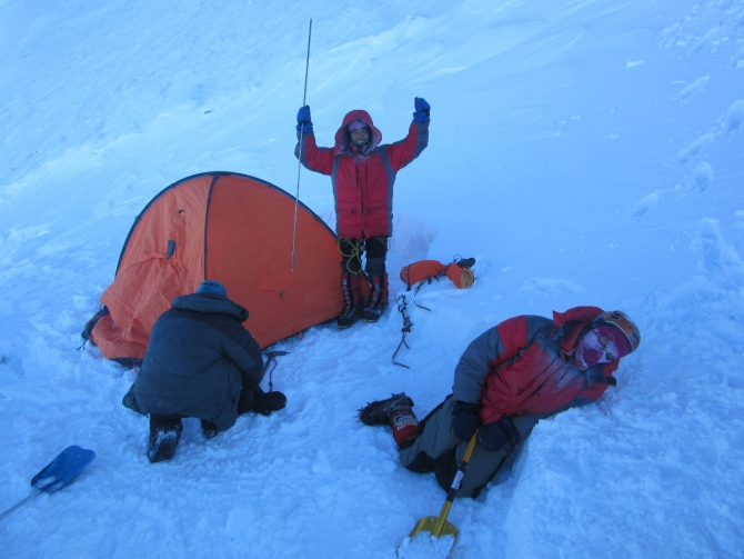 Пик Ленина зимой 2016 (Альпинизм)