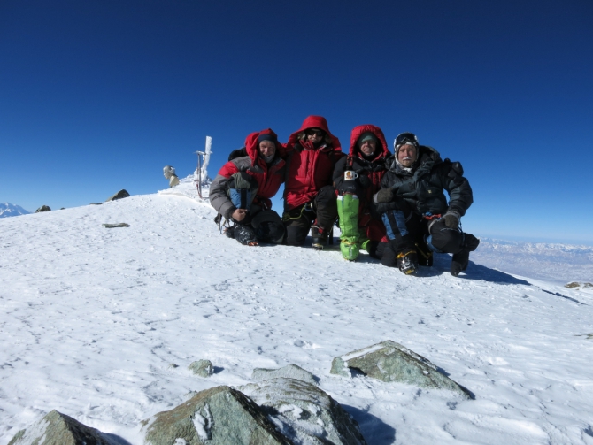 Пик Ленина зимой 2016 (Альпинизм)