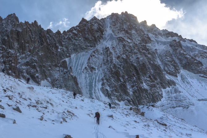 Зимний пик Ленина. Фоторассказ. (Альпинизм, турклуб маи, кичик-алай, заалайский хребет, памир)